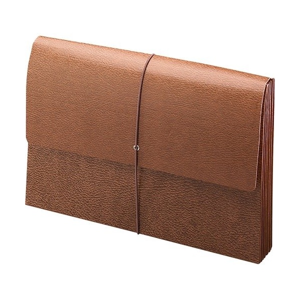 Smead EXPANDING LEATHER-LIKE WALLETS, 5-1/4 EX SMD71376 - main